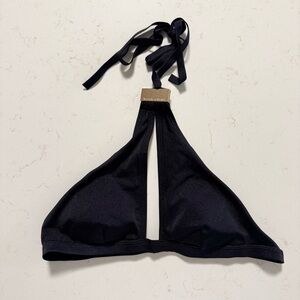 Victoria’s Secret Black Bikini Top SIZE Small